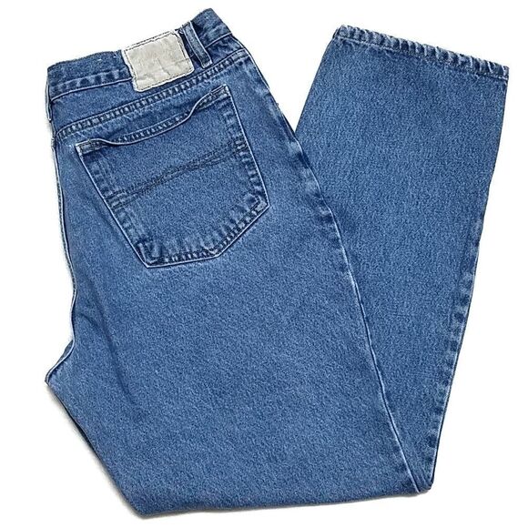 VINTAGE 90s Bugle Boy Relaxed Tapered Mom Jeans - Picture 1 of 11
